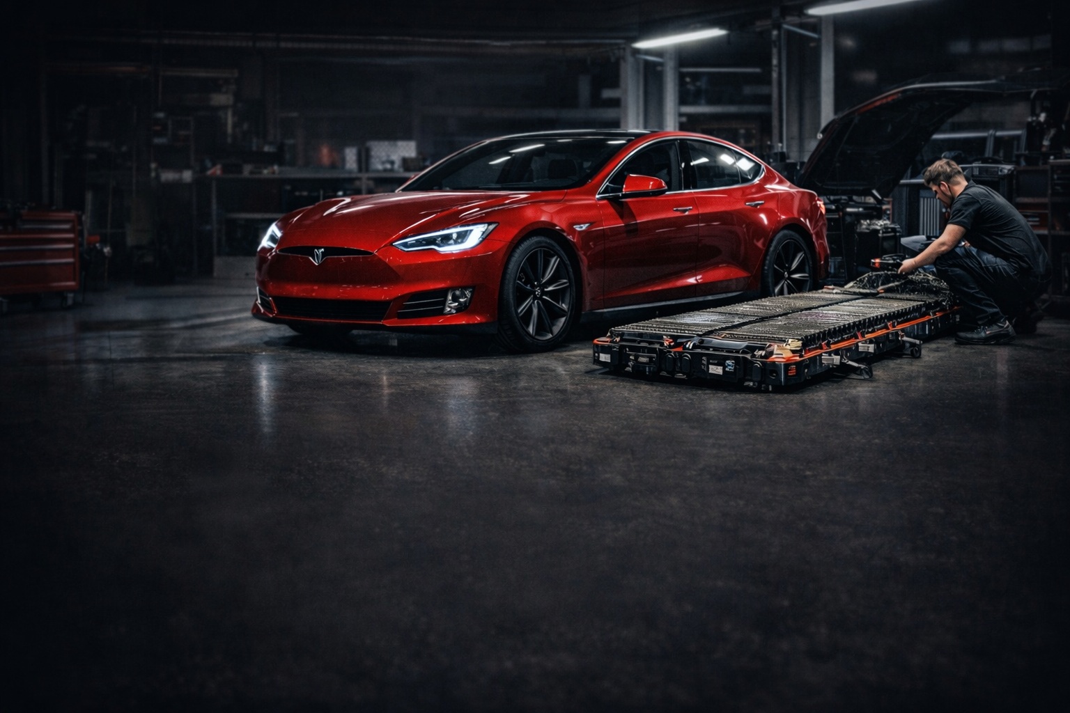 ремонт батареї Tesla у Рівному